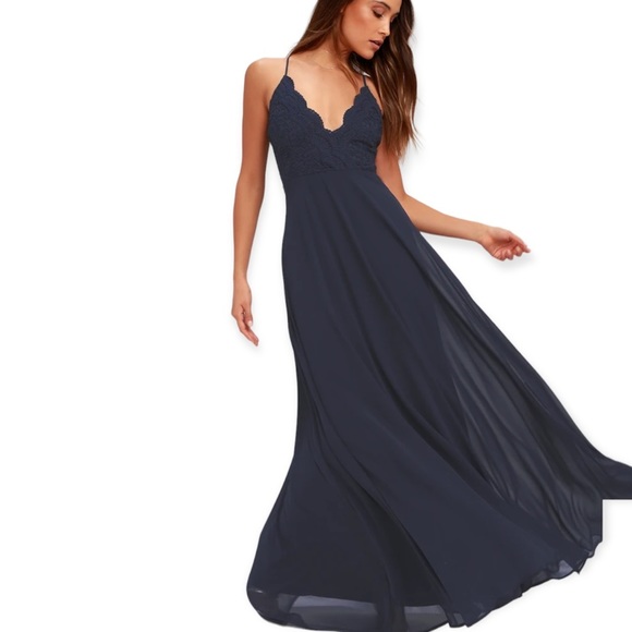 Lulus Dresses & Skirts - Lulu’s | “Madalyn” Lace Maxi Dress